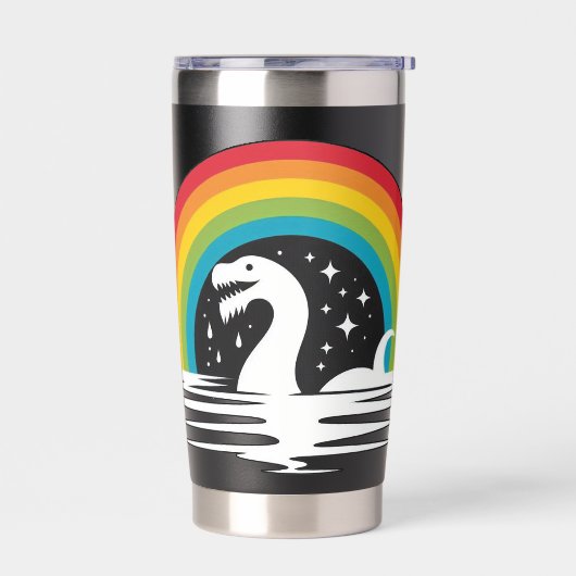 regenboog Zee monster Geïsoleerde Drinkbeker (Links)