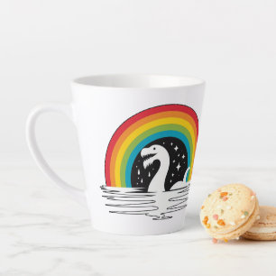 regenboog Zee monster Latte Mok