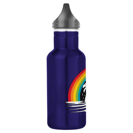 regenboog Zee monster Waterfles (Links)