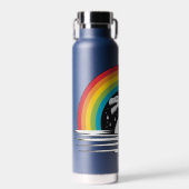 regenboog Zee monster Waterfles (Voorkant)