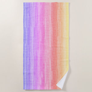 Regenboog Zeegras Tropische Neon Strandlaken