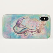 Regenboog Zeemeermin Fantasie Kunstwerk Case-Mate iPhone Case (Achterkant (horizontaal))