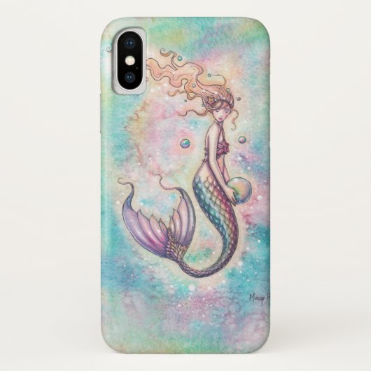 Regenboog Zeemeermin Fantasie Kunstwerk Case-Mate iPhone Case (Achterkant)