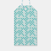 Regenboog Zeemeermin Feest Favor Gift Tag Cadeaulabel (Achterkant)