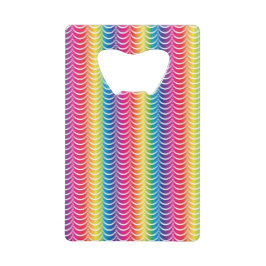 Regenboog Zeemeermin Pride Creditkaart Flessenopener