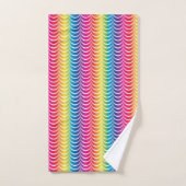 Regenboog Zeemeermin Pride Hart Bad Handdoek (Handdoek)