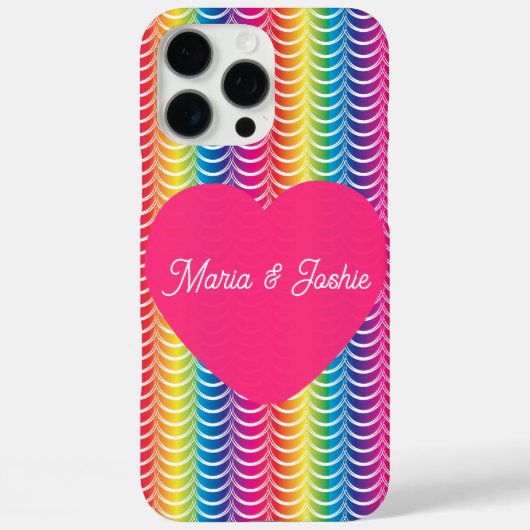 Regenboog Zeemeermin Pride Hart Case-Mate iPhone Case (Achterkant)