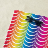 Regenboog Zeemeermin Pride Hart Strandlaken (In situ)