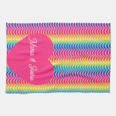 Regenboog Zeemeermin Pride Hart Theedoek (Horizontaal)