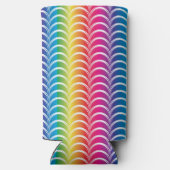 Regenboog Zeemeermin Pride Seltzer Blikjeskoeler (Achterkant)