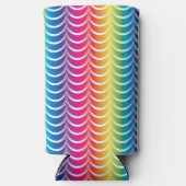 Regenboog Zeemeermin Pride Seltzer Blikjeskoeler (Voorkant)