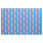 regenboog zeepaardje stof (Fat Quarter)