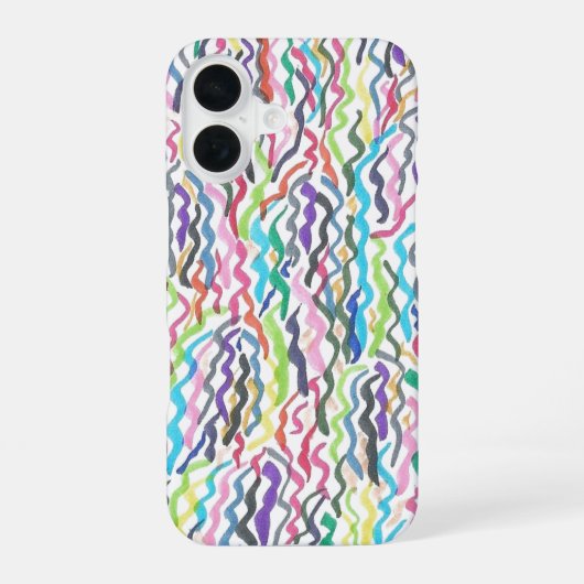 Regenboog Zeewier iPhone 16 Hoesje (Achterkant)