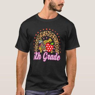 Regenboog zesde graad 6e tij t-shirt