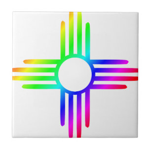 Regenboog Zia Tegeltje