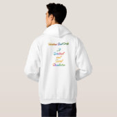 Regenboog Ziel Cirkel Hoodie (Achterkant volledig)