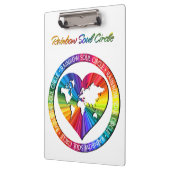 Regenboog Ziel Cirkel Klembord (Links)