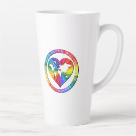 Regenboog Ziel Cirkel Latte Mok