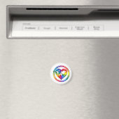 Regenboog Ziel Cirkel Magneet (Insitu (Vaatwasser))