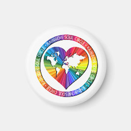 Regenboog Ziel Cirkel Magneet