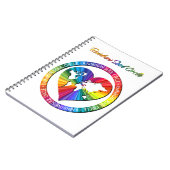 Regenboog Ziel Cirkel Notitieboek (Linkerzijde)