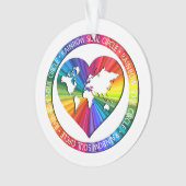 Regenboog Ziel Cirkel Ornament (voorkant)