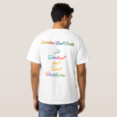 Regenboog Ziel Cirkel T-shirt (Achterkant volledig)