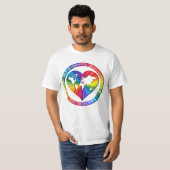 Regenboog Ziel Cirkel T-shirt (Voorkant volledig)