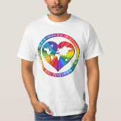 Regenboog Ziel Cirkel T-shirt (Voorkant)