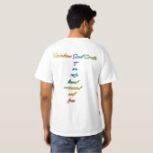 Regenboog Ziel Cirkel T-shirt (Achterkant volledig)
