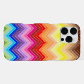 Regenboog Zig Zag iPhone Hoesje (Achterkant horizontaal)