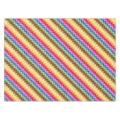 Regenboog Zig Zag Tafelkleed (Voorkant (Horizontaal))