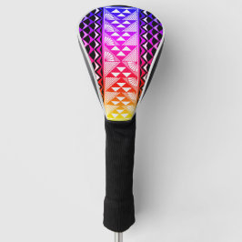 Regenboog zon en regen golfheadcover