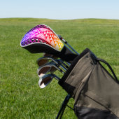 Regenboog zon en regen golfheadcover (Insitu)