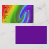 Regenboog zonder visitekaartje (stijl 2) (Voorkant / Achterkant)