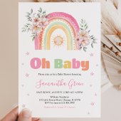 Regenboog Zonneschijn Baby Shower Kaart
