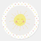 Regenboog & zonneschijn Stickers (Voorkant)