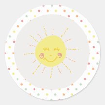 Regenboog & zonneschijn Stickers