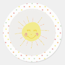 Regenboog & zonneschijn Stickers