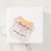 *~* Regenboog Zonnestralen Harten Dank u Bruiloft Bedankjes Labels (In situ)