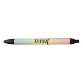 Regenboog- Zwarte Inkt Pen (Voorkant)