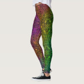 Regenboog & Zwarte Medaillon Leggings (Links)