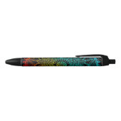 Regenboog Zwarte Psychedelica Inkt Pen (Bovenkant)