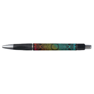 Regenboog Zwarte Psychedelica Pen