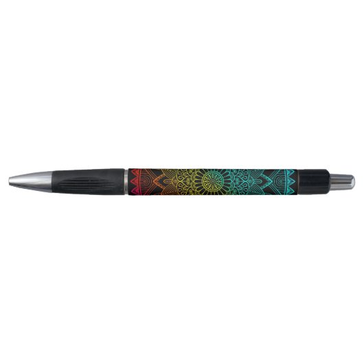 Regenboog Zwarte Psychedelica Pen (Voorkant)