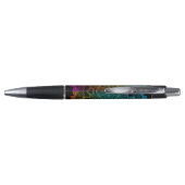 Regenboog Zwarte Psychedelica Pen (Achterkant)