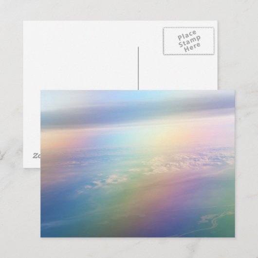 Regenboogaarde. Levensmiddelen Briefkaart (Voorkant / Achterkant)