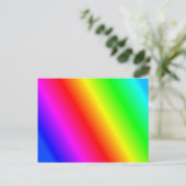 Regenboogachtergrond Briefkaart (Staand voorkant)