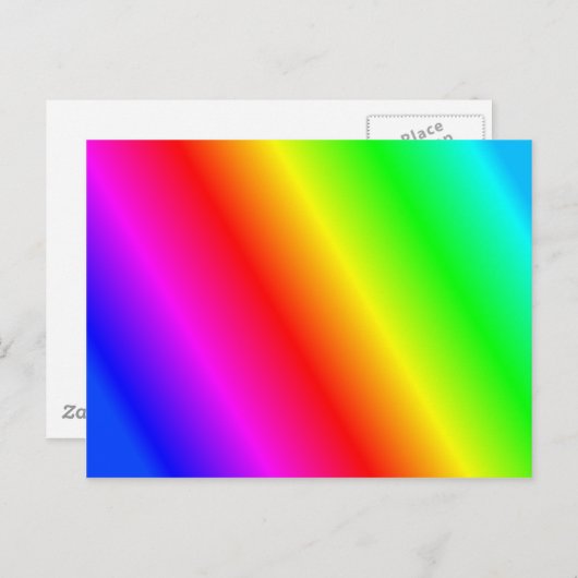 Regenboogachtergrond Briefkaart (Voorkant / Achterkant)