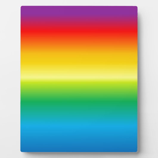 regenboogachtergrondkleur fotoplaat (Voorkant)